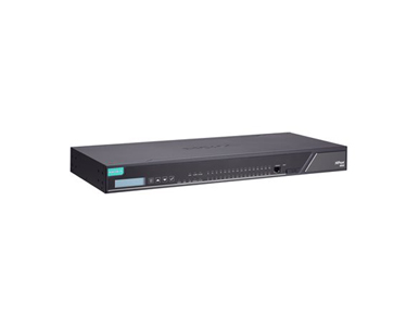 Moxa NPort 6650I-16-2AC-G2 - 16-port RS-232/422/485 secure device server with 2kV isolation with 2 110-240 VAC power inputs, cer by MOXA
